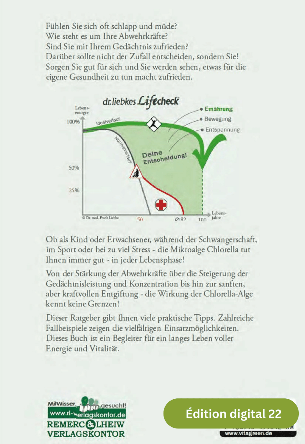 BUCH: AlgenApotheke (DEUTSCH, DOWNLOAD) von Dr. Frank Liebke