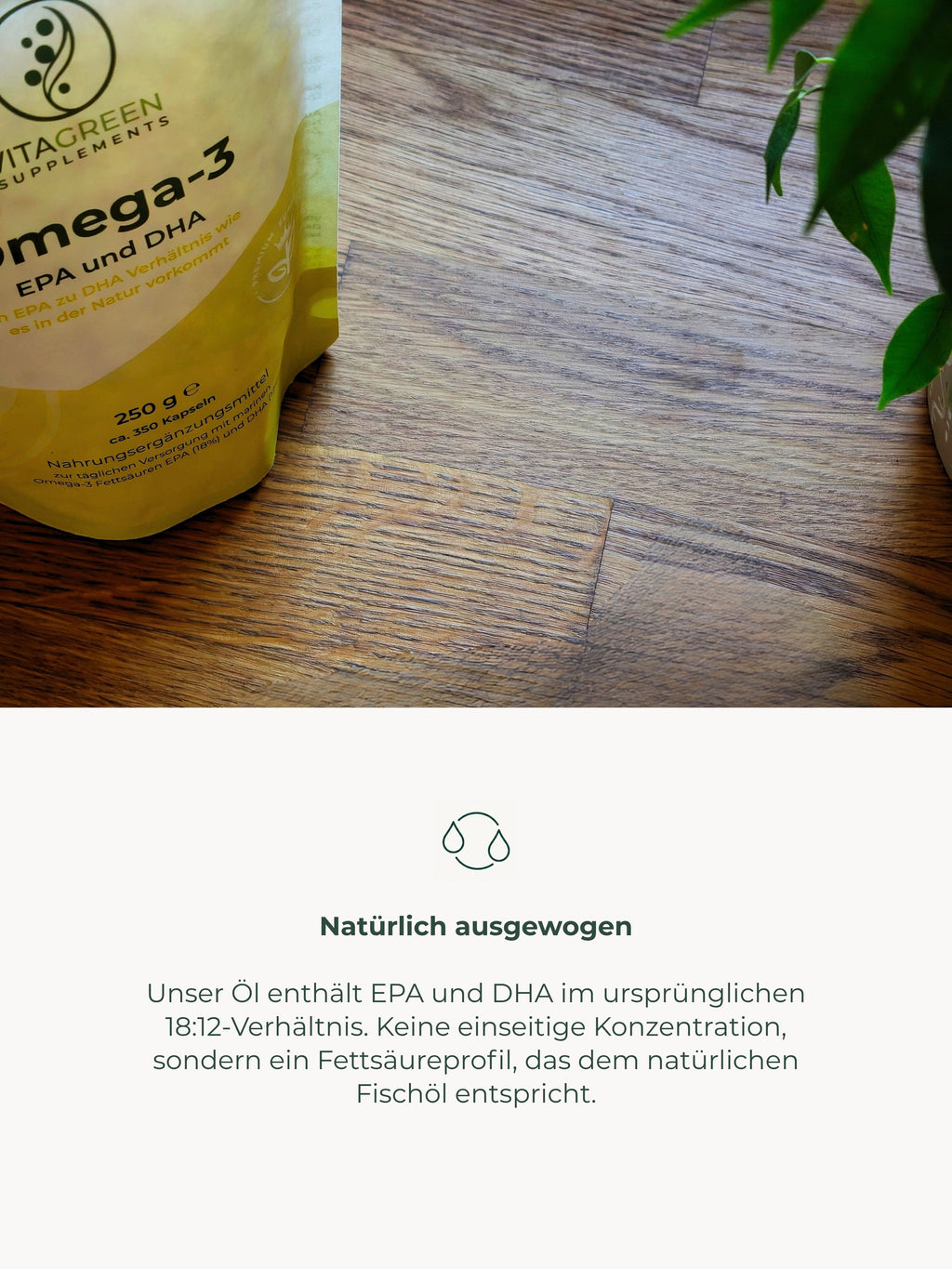 Omega-3 natürlich ausgewogen – EPA und DHA im ursprünglichen 18:12-Verhältnis