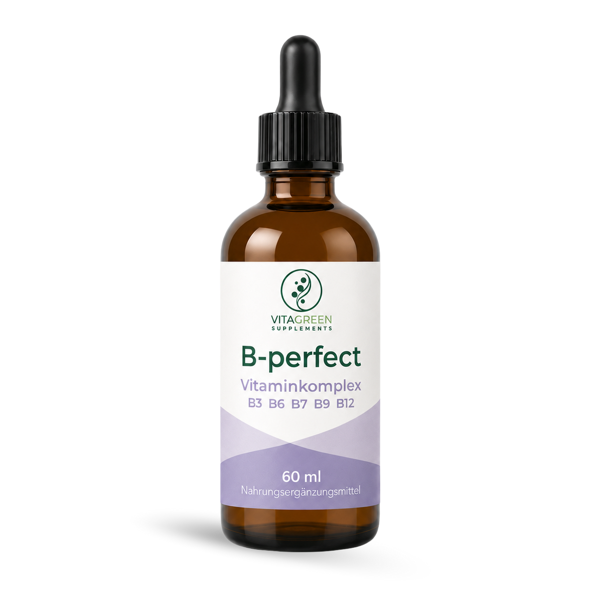 B-perfect · Vitamin-B-Komplex — Produktabbildung — KI-erzeugtes Bild