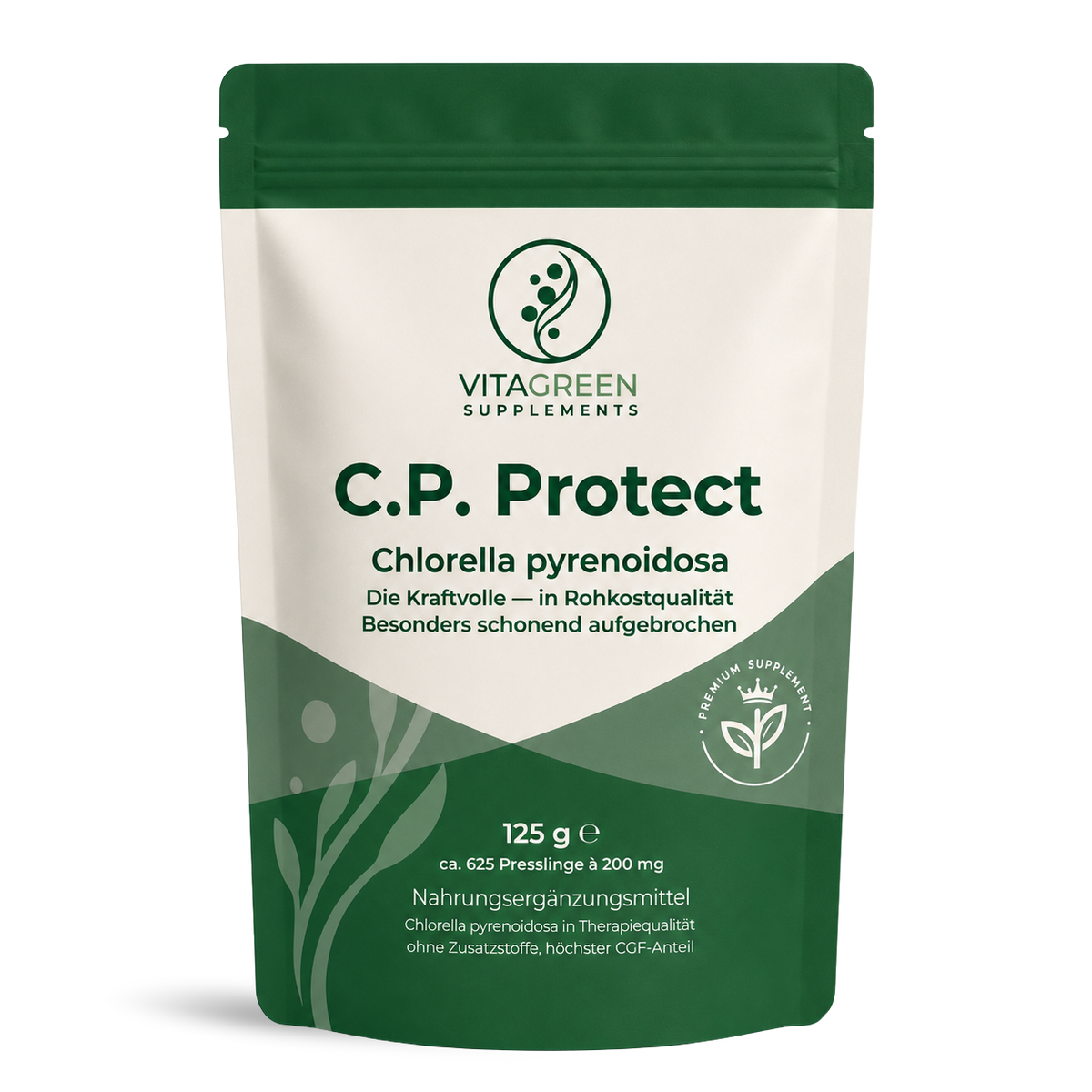 Chlorella PYRENOIDOSA (C.P.Protect) — Produktabbildung — KI-erzeugtes Bild