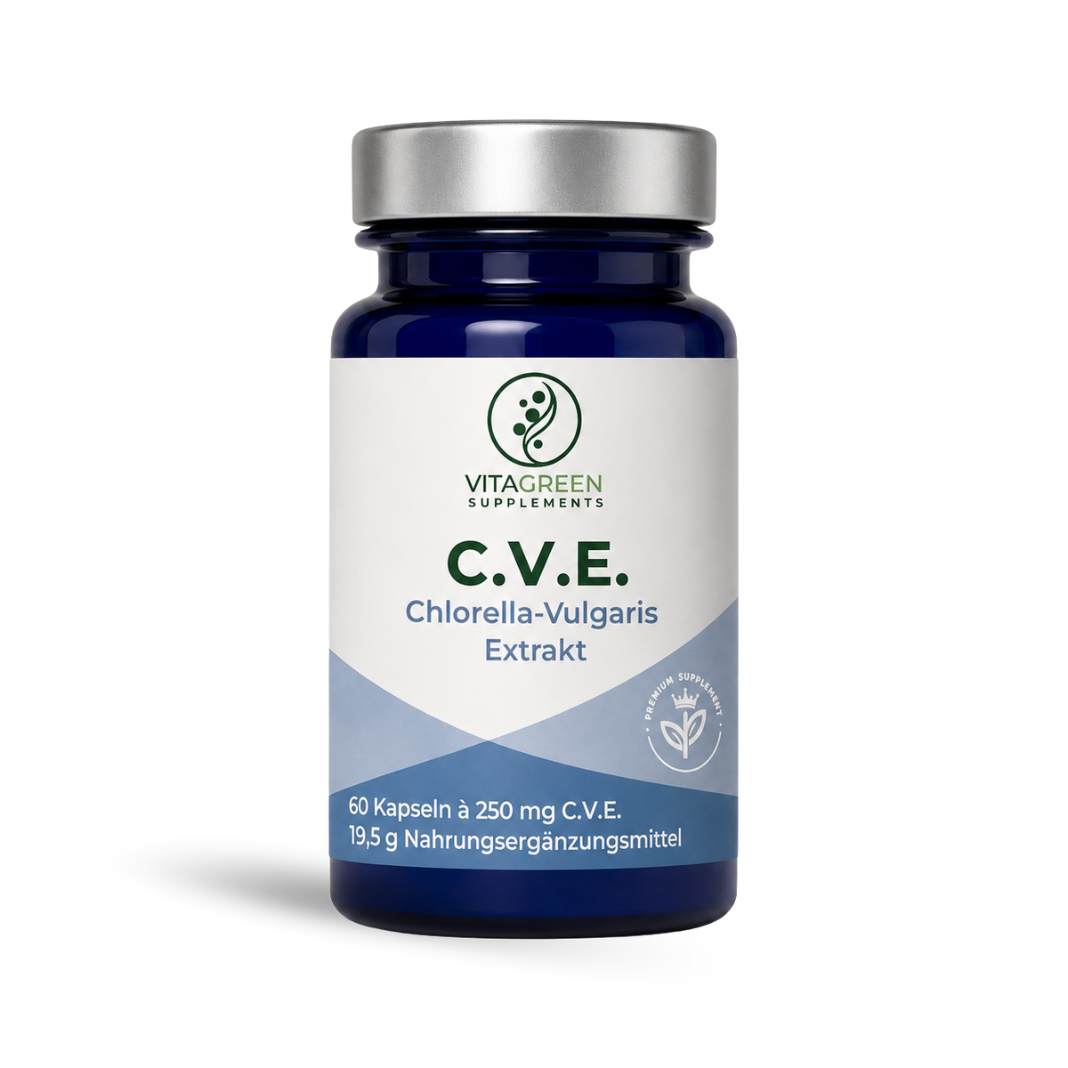 C.V.E. Extrakt aus Chlorella Vulgaris — Produktabbildung — KI-erzeugtes Bild