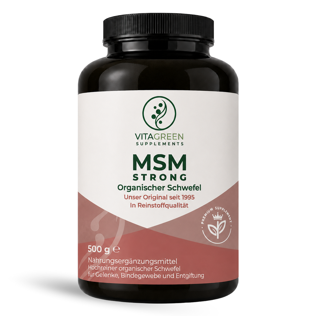 MSM STRONG — Produktabbildung — KI-erzeugtes Bild