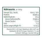 Naehrwerttabelle Umami-Gold Chlorella
